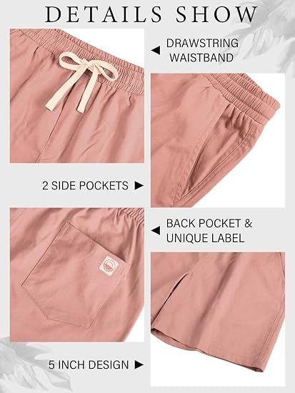 Men'S Pink Swim Shorts image 5